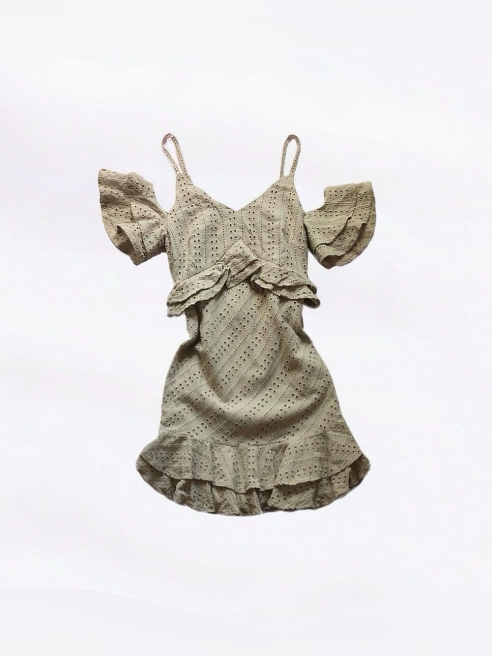 ete belle xia ⋆ ruffle eyelet dress